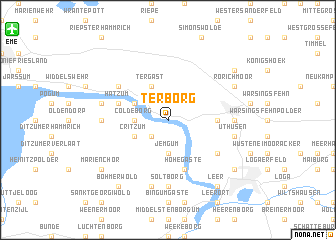 map of Terborg