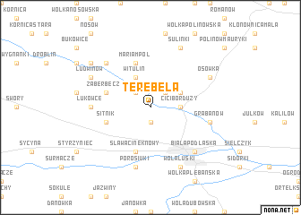 map of Terebela