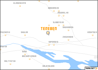 map of Tereben\