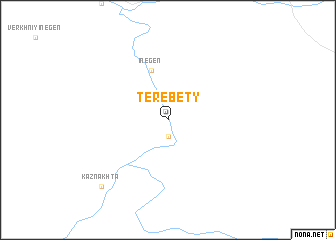 map of Terebety