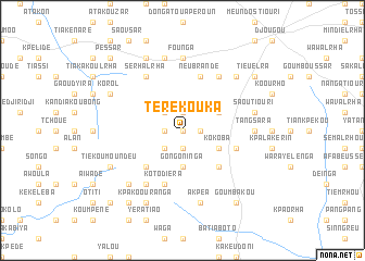 map of Térékouka