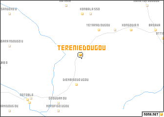 map of Téréniédougou