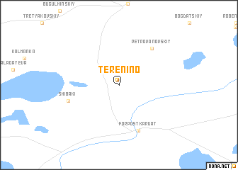 map of Terenino