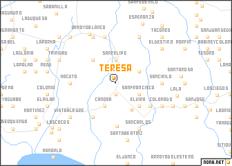 map of Teresa