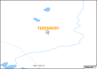 map of Tereshkiny