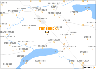 map of Tereshok