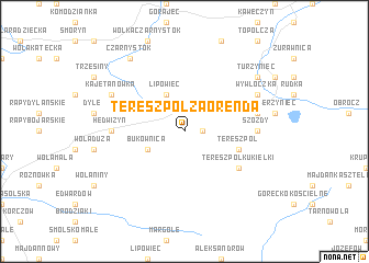 map of Tereszpol Zaorenda