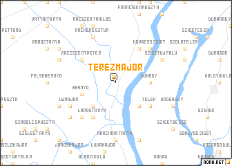 map of Terézmajor