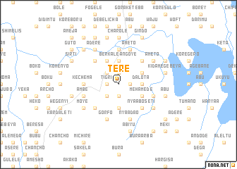 map of Tʼerē