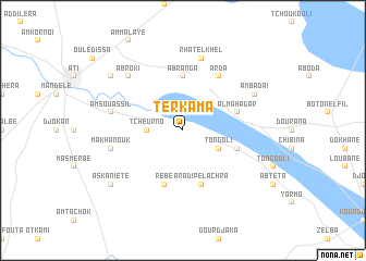 map of Terkama