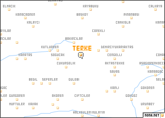 map of Terke