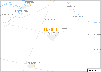 map of Terkin