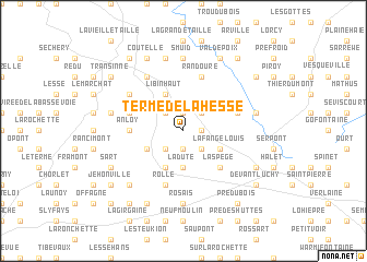 map of Terme de la Hesse