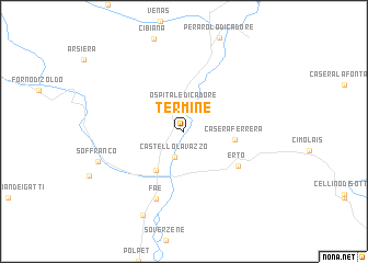 map of Termine