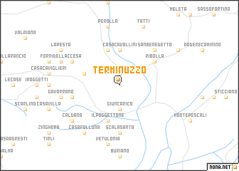 map of Terminuzzo
