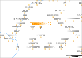 map of Ter Moḩammad