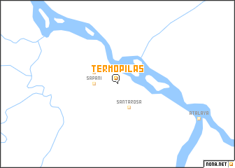 map of Termópilas