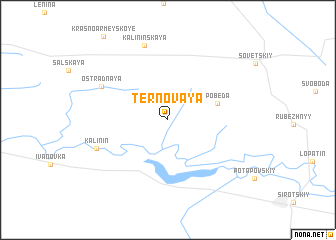map of Ternovaya