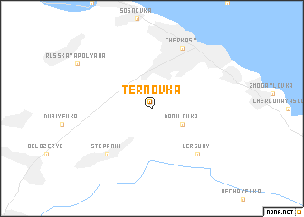 map of Ternovka