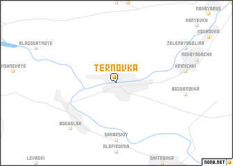 map of Ternovka