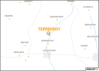 map of Ternovskiy