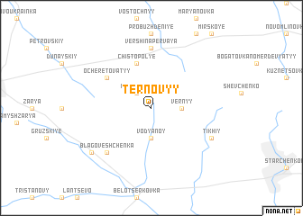 map of Ternovyy