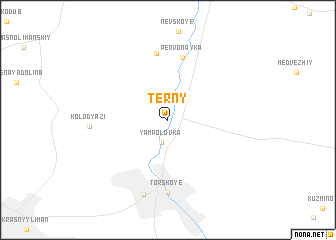 map of Terny