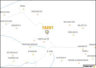 map of Terny