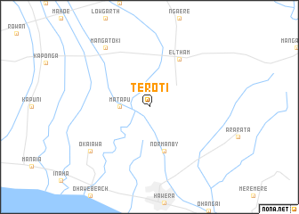 map of Te Roti