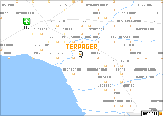 map of Terpager