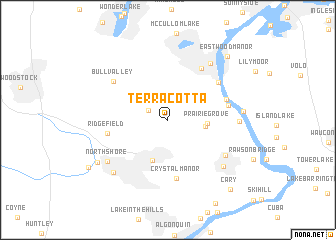 map of Terra Cotta
