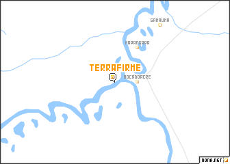 map of Terra Firme