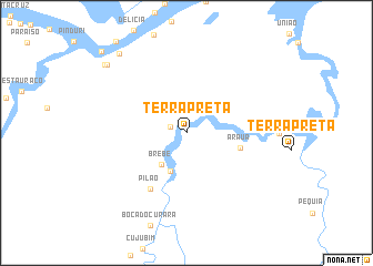 map of Terra Preta