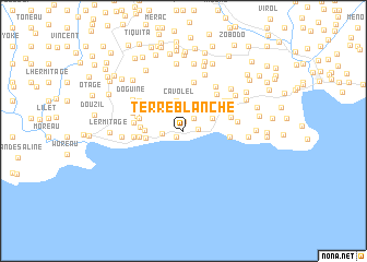 map of Terre Blanche
