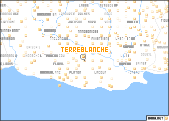 map of Terre Blanche