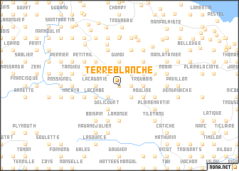 map of Terre Blanche
