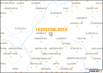 map of Terrero Blanco