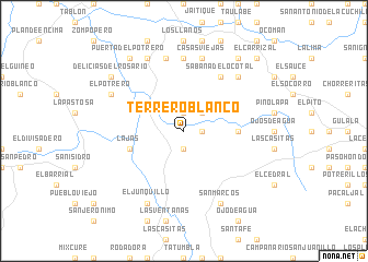 map of Terrero Blanco