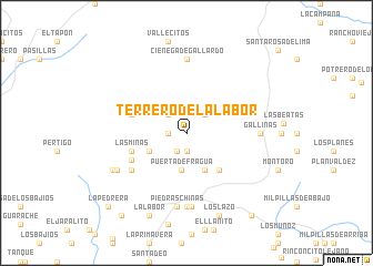map of Terrero de la Labor