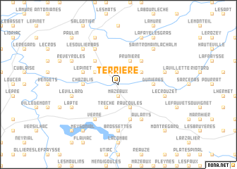 map of Terrière