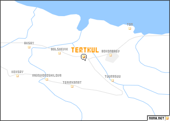 map of Tërt-Kul\
