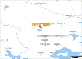 map of Tervayarvi