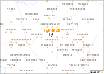 map of Terwaza