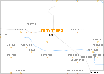 map of Teryayevo