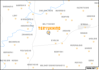 map of Teryukhino