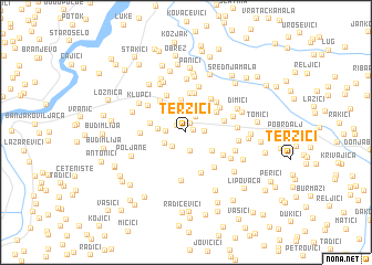 map of Terzići