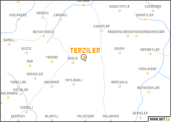 map of Terziler