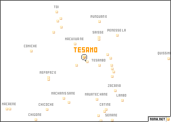 map of Tesamo