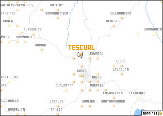 map of Tescual
