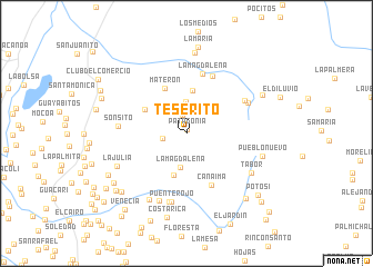 map of Teserito